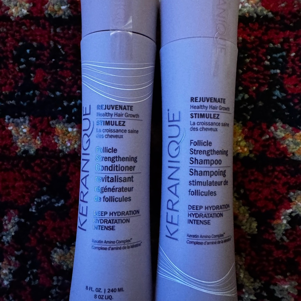 NEW Keranique Conditioner & Shampoo Set